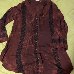 Soft surroundings ladies blouse